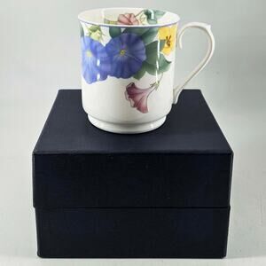 Vintage Mikasa bone china Spring Legacy floral porcelain mug in box
